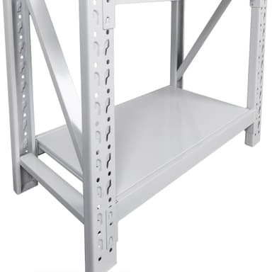Fornorth Lagerhylla 1600kg, 100x50x200cm, Vit