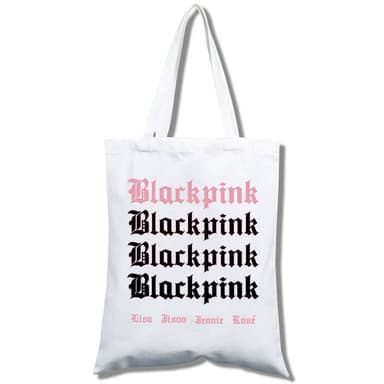 Multi-purpose Shopping Bags Tote Bags Svart rosa