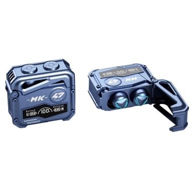 MK47 Mechanical Gaming Bluetooth In-ear Headset - Blå
