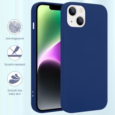 iPhone 14 Skal Fodral Case (Blå)