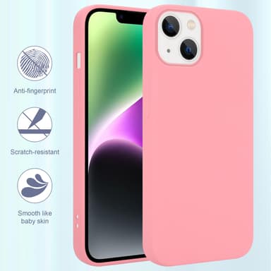 iPhone 14 Skal Fodral Case (Rosa)