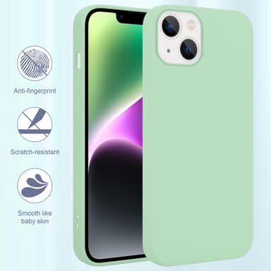 iPhone 14 Skal Fodral Case (Grön)