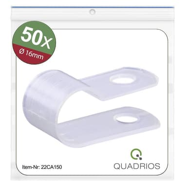 Quadrios 22CA150 22CA150 Fästklämma skruv Natural 1 set