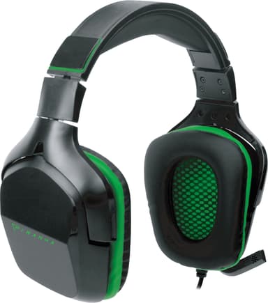 Piranha HX90 gamingheadset (svart & grönt)