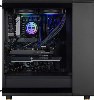 PCSpecialist North 100 i7-14F/16/1000/4070 Super (svart)