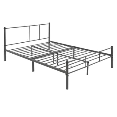 ML-Design Metallsäng 160x200cm med stålram, antracit