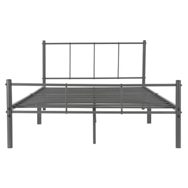 ML-Design Metallsäng 120x200cm med stålram, antracit
