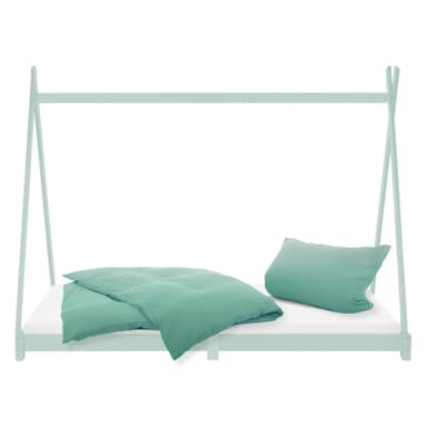 ML Design SängTipi 90 x 200 cm med avlånga ramar, mint