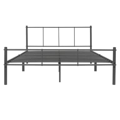 ML-Design Metallsäng 160x200cm med stålram, antracit