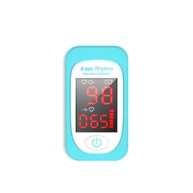 Taurus Fingertopps Puls och Oximeter Rhythm Vit