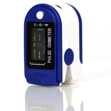 Oximeter för puls och syresättning, Mörkblå