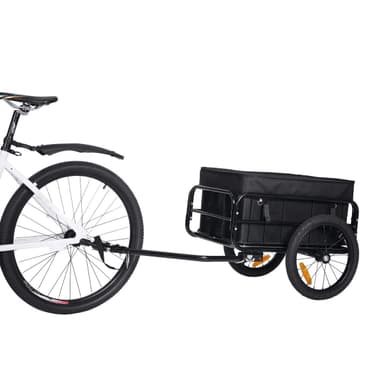 Trekker cykelkärra med en plastlåda