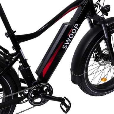 Swoop Fatbike Elcykel, 26""