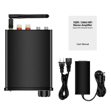 NÖRDIC Bluetooth 5.0 stereo audio amplifier 192Khz DAC digital to analog omvandlare 2x30W förstärkare