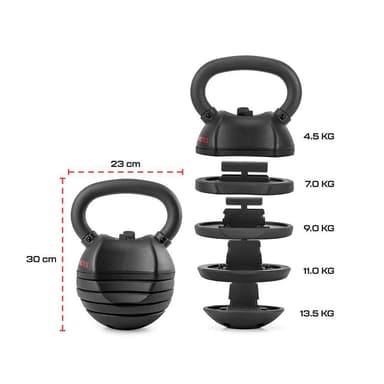 Gymstick Quick-Lock Kettlebell 13, Kettlebells