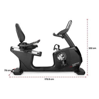 Gymstick PRO20.0 Recumbent Bike, Motionscykel