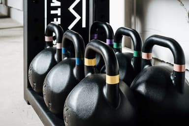 Kraftmark Rack Kettlebell/Balls 2 Hyllor (Utgått), Ställningar kettlebells