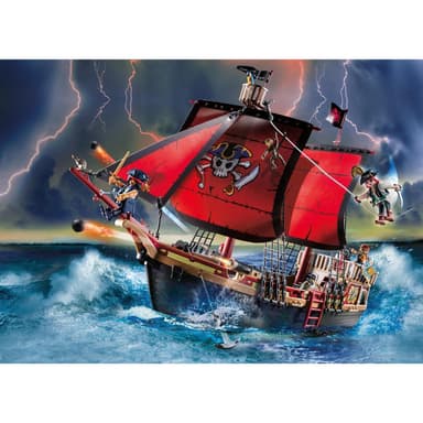 Playmobil Piratskepp med dödskallar