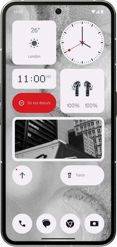 Nothing Phone (2) 5G smartphone 12/256GB (vit)