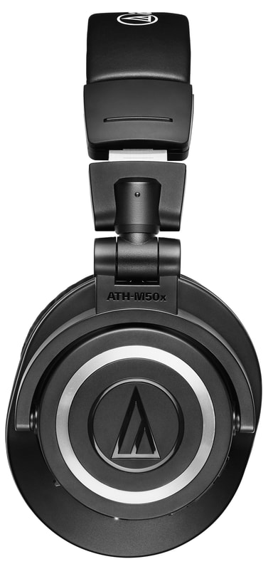 Audio Technica trådlösa around-ear hörlurar ATH-M50xBT (svart)