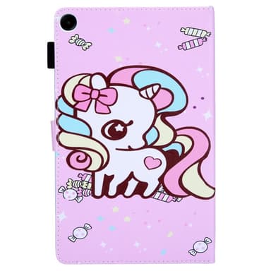 Samsung Galaxy Tab A9 Vikbart fodral korthållare - Candy Horse