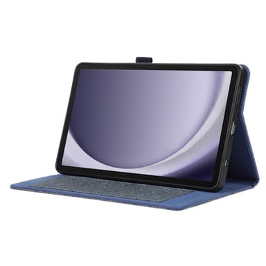 Samsung Galaxy Tab A9 Vikbart fodral korthållare Tygtextur