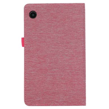 Samsung Galaxy Tab A9+ Vikbart fodral korthållare Tygtextur
