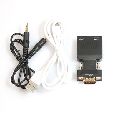 VGA till HDMI Converter 1080P med ljud