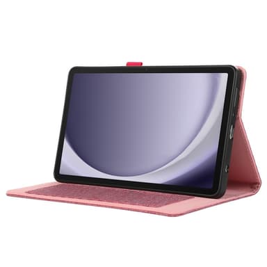 Samsung Galaxy Tab A9 Vikbart fodral korthållare Tygtextur