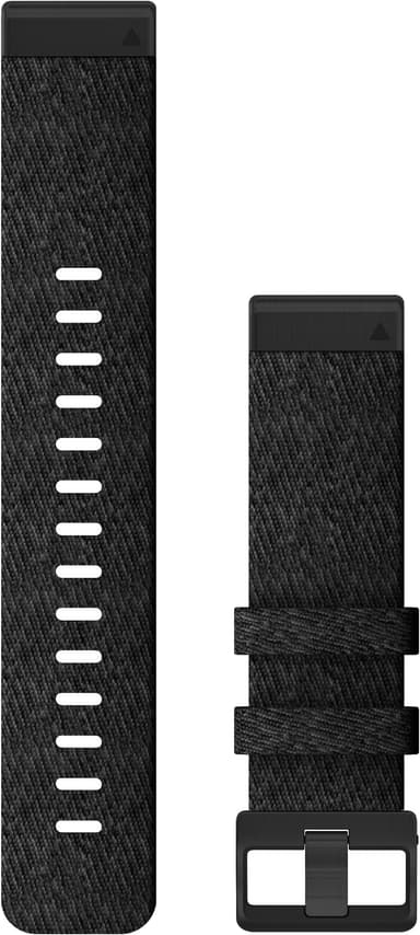 Garmin 22 mm QuickFit nylon klockarmband (svart)