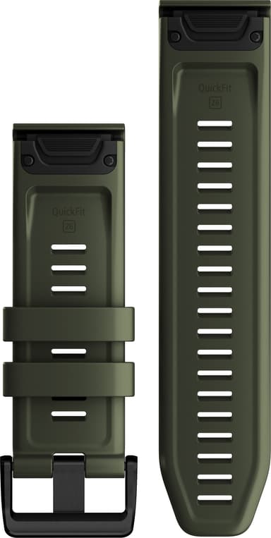 Garmin 26 mm QuickFit silikonarmband (grön)