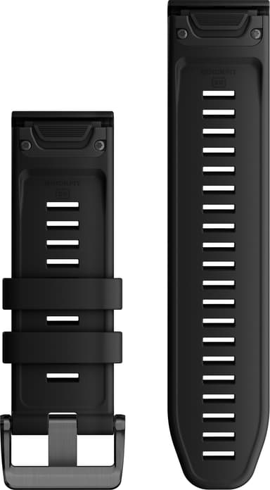 Garmin 26 mm QuickFit Silikon klockarmband (svart)
