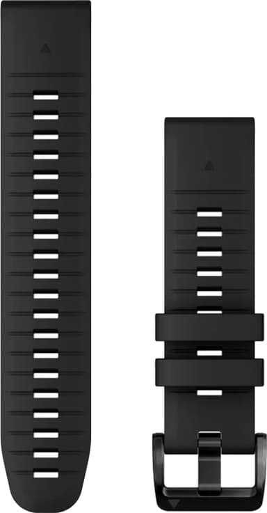 Garmin 22 mm QuickFit Silikon klockarmband (svart)
