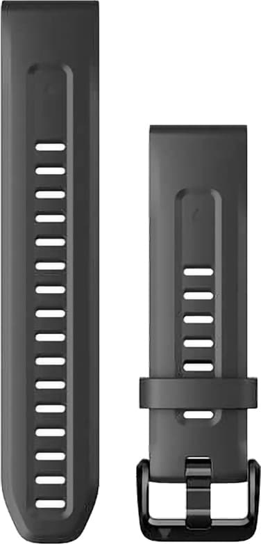 Garmin 20 mm silikon QuickFit klockarmband (svart)