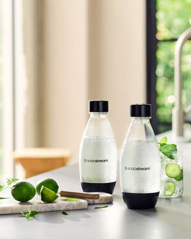 SodaStream DWS Fuse kolsyreflaska 1748223770 (2-pack, svart)