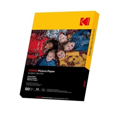 Kodak Fotopapper 21x29,7cm Blankt  180/m² 50 Ark
