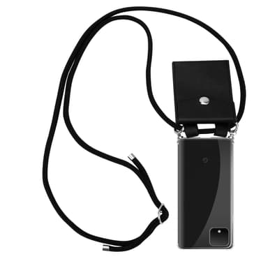 Google PIXEL 4 XL Skal Fodral Kedja (Svart)
