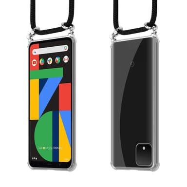 Google PIXEL 4 XL Skal Fodral Kedja (Svart)