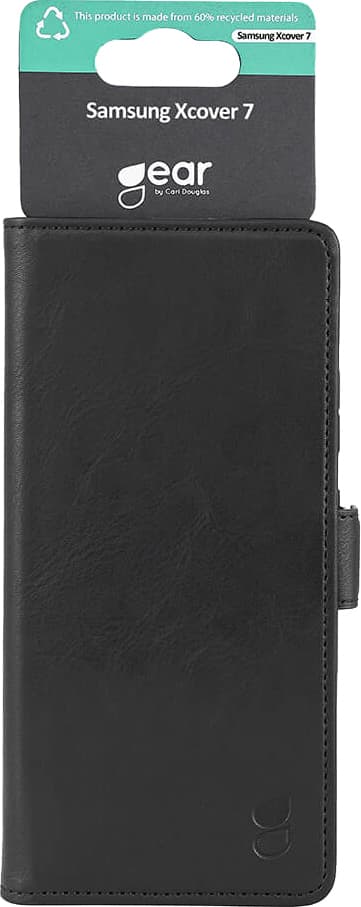 Gear Samsung Galaxy Xcover 7 plånboksfodral (svart)