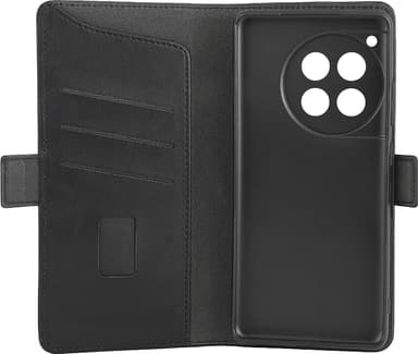 Gear OnePlus 12R plånboksfodral (svart)