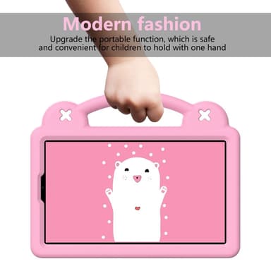 Till Samsung Galaxy Tab A9 EVA Foam Stand Skal Fodral - Rosa