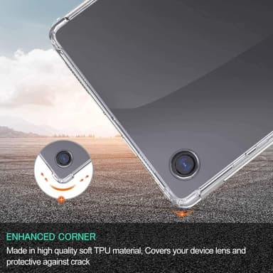 Samsung Galaxy Tab A9+ TPU Skal - Transparent
