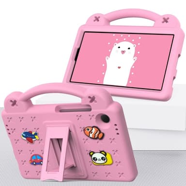 Till Samsung Galaxy Tab A9 EVA Foam Stand Skal Fodral - Rosa