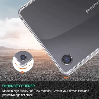 Samsung Galaxy Tab A9 TPU Skal - Transparent