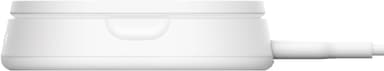 Belkin BoostCharge Pro Qi2 15W magnetisk konvertibel laddare (vit)