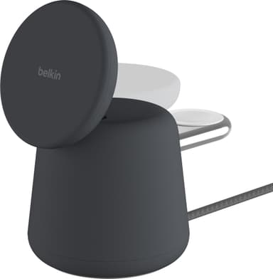 Belkin BoostCharge Pro 2in1 MagSafe 15W trådlös laddare (svart)
