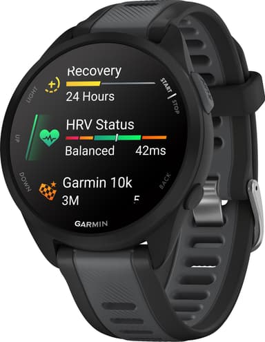 Garmin Forerunner 165 sportklocka 43mm (grå)