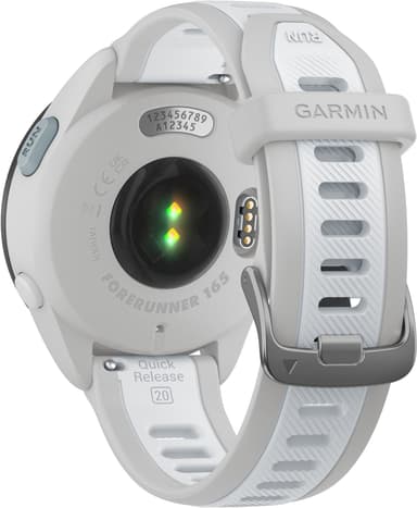 Garmin Forerunner 165 sportklocka 43mm (vit)
