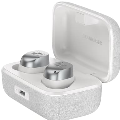 Sennheiser Momentum 4 True Wireless in-ear hörlurar (vit silver)