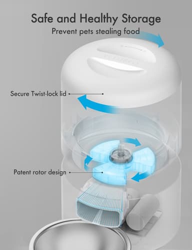 Petlibro Granary automatisk kattmatare 3L (vit)